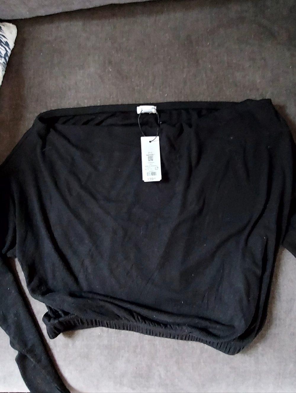 NWT Garage  Off-Shoulder Crop Top.
